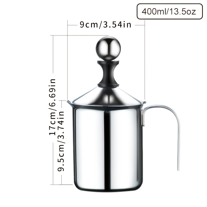 Stainless Steel Manual Milk Frother