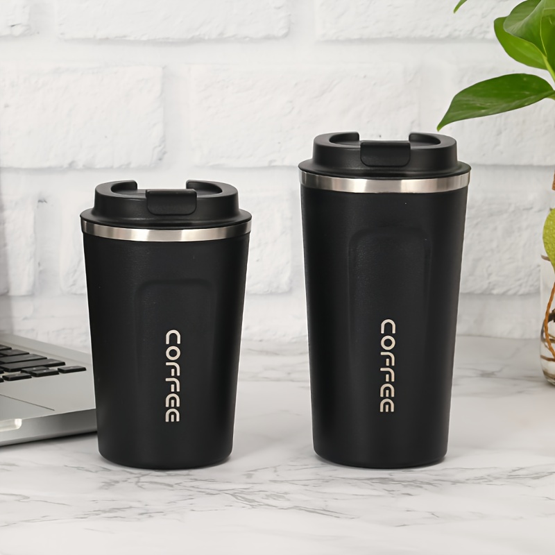  Coffee Mug 12oz - Insulated Coffee Travel Mug Spill Proof with  Leakproof Lid Vacuum Stainless Steel Thermos Coffee Tumblers to GO,  Reusable Coffee Cup for Men and Women for Hot 