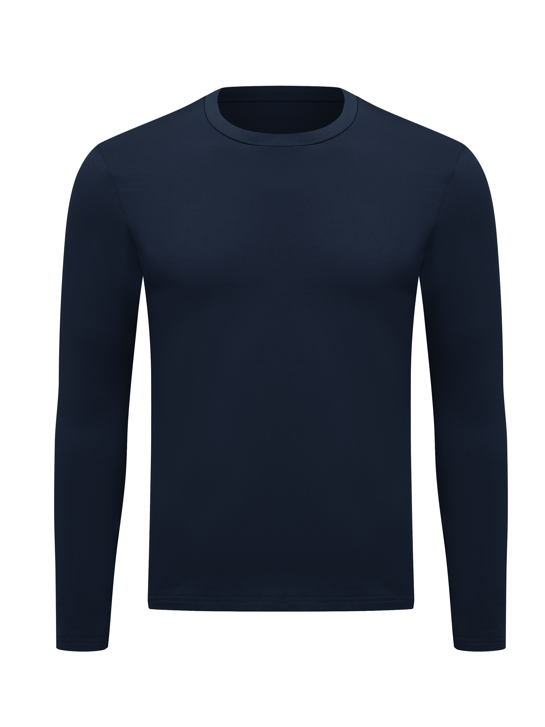 Stay Warm Dry: Men's Long Sleeve Thermal Fleece Shirt - Temu
