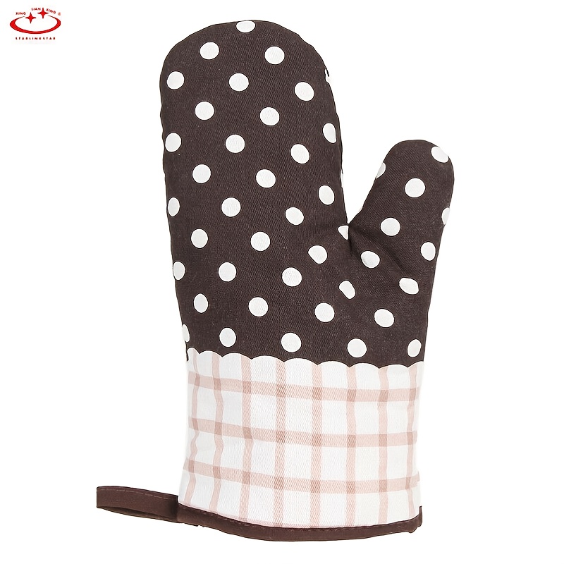 Oven Mitts Creative Black Oven Mitts Heat Insulation - Temu