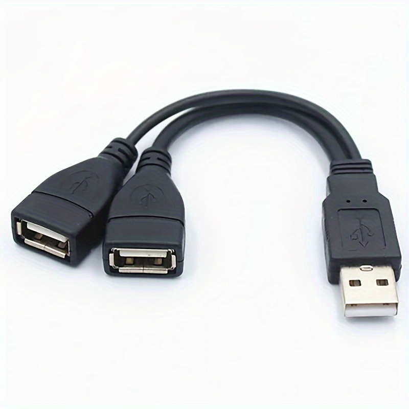  UGREEN Paquete de 2 cables de extensión USB (3 pies + 3 pies), extensor  USB 3.0, cable de extensión USB 3.0 de nailon trenzado, compatible con  cámara web, cámara, teléfono, concentrador USB, mouse, : Electrónica