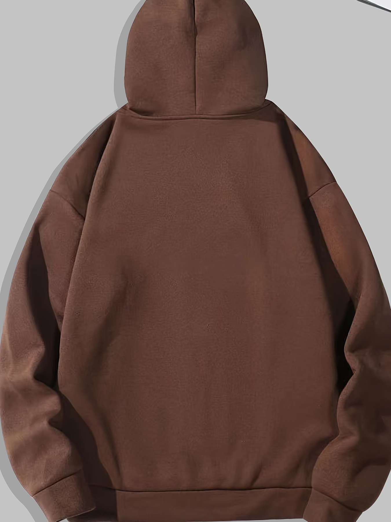 CD Icon Hooded Sweatshirt Brown Organic Cotton Fleece