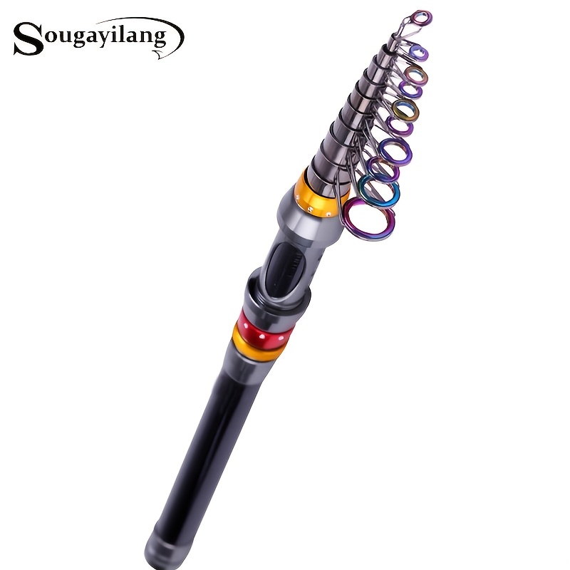 Compact Powerful Carbon Telescopic Fishing Rod Perfect - Temu Germany