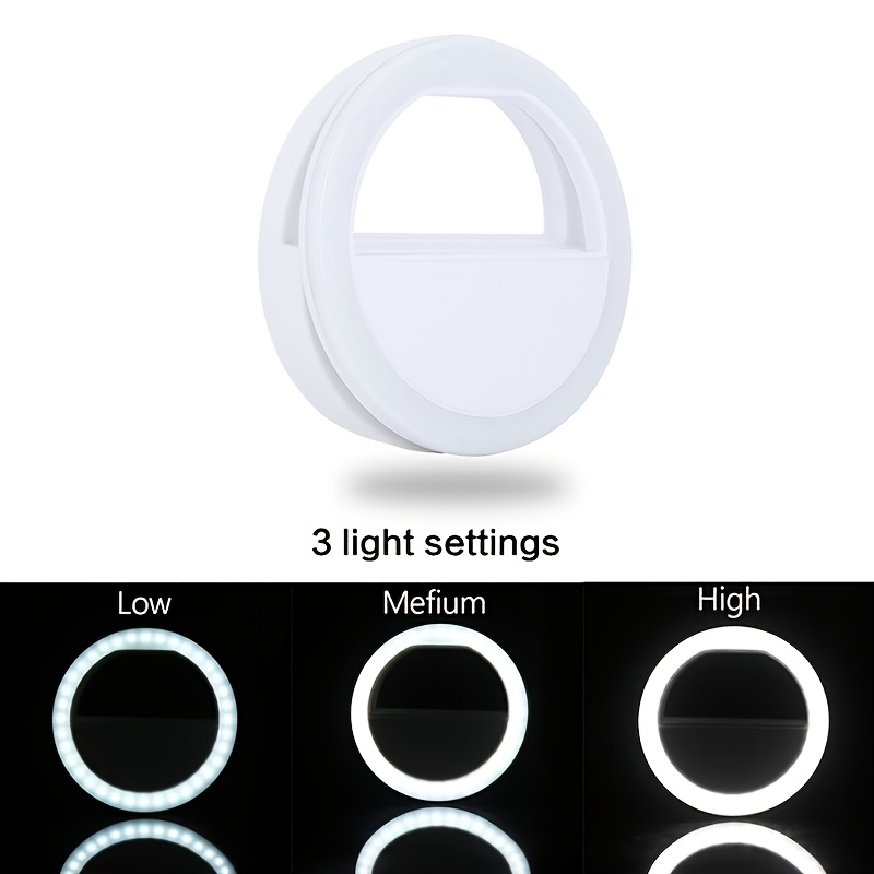 36 Led Usb Charge Led Selfie Ring Light Illuminazione - Temu Italy