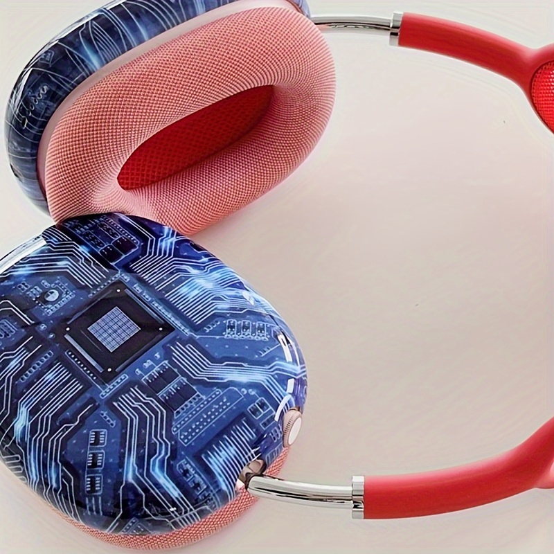 

Technology Chip Headphone Case For Airpods Max Protective Cover Anti-fall Headphone Cover