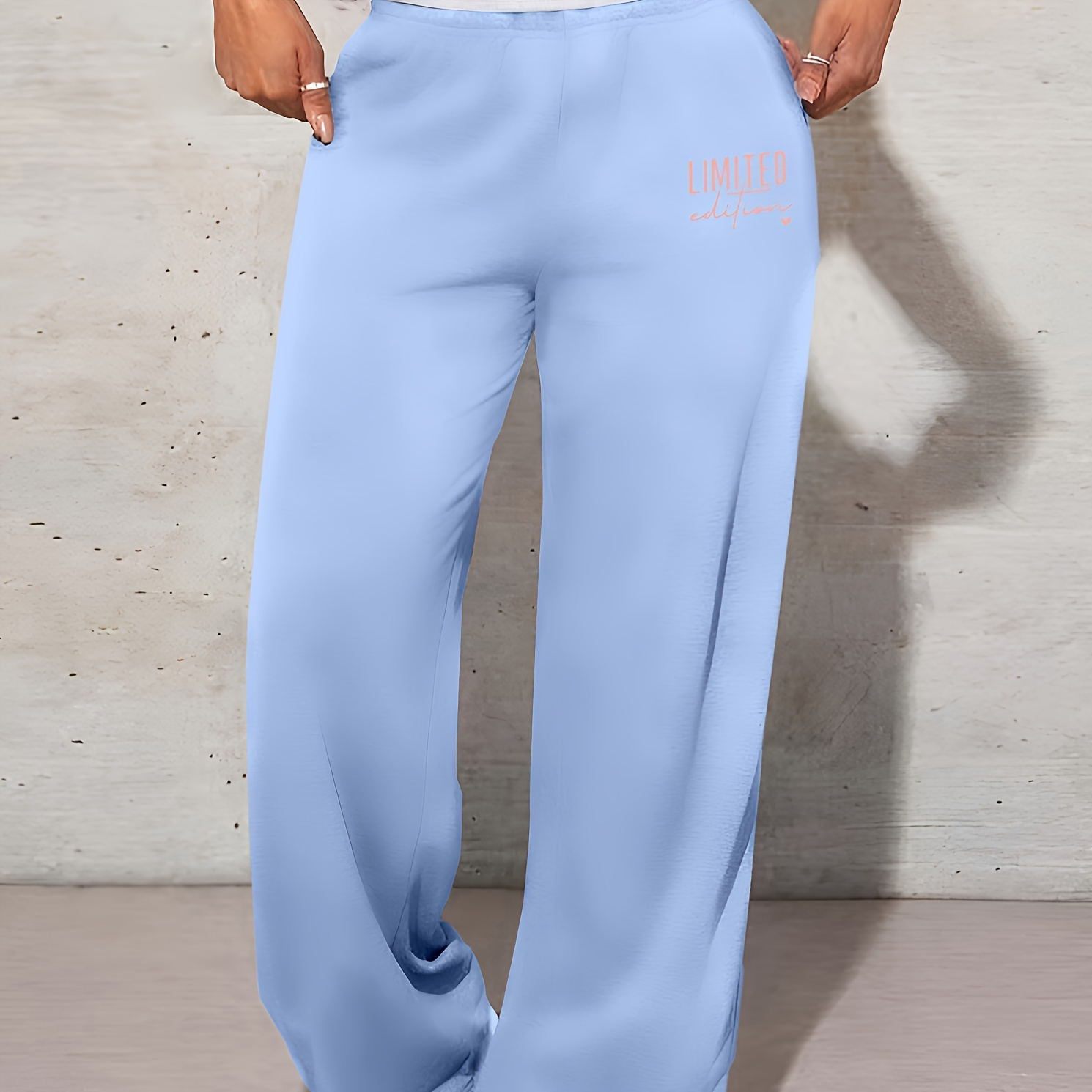 

Women's -waist Sweatpants , Fit & - Polyester