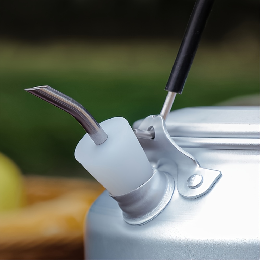 1pc Ultralight High Temperature Resistant Camping Kettle With Extended Spout Perfect For Coffee