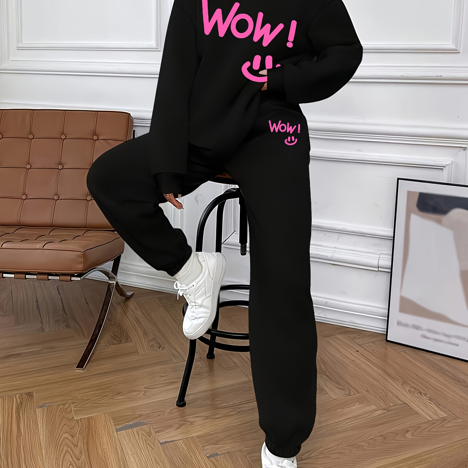 

's Letter Sweatshirt & Set - , Long , , For Fall/