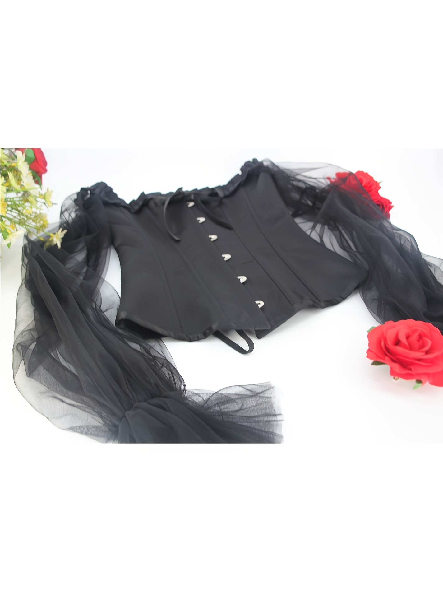 Lady Off Shoulder Sexy Chic Blouse Corset Tops Bustiers Long