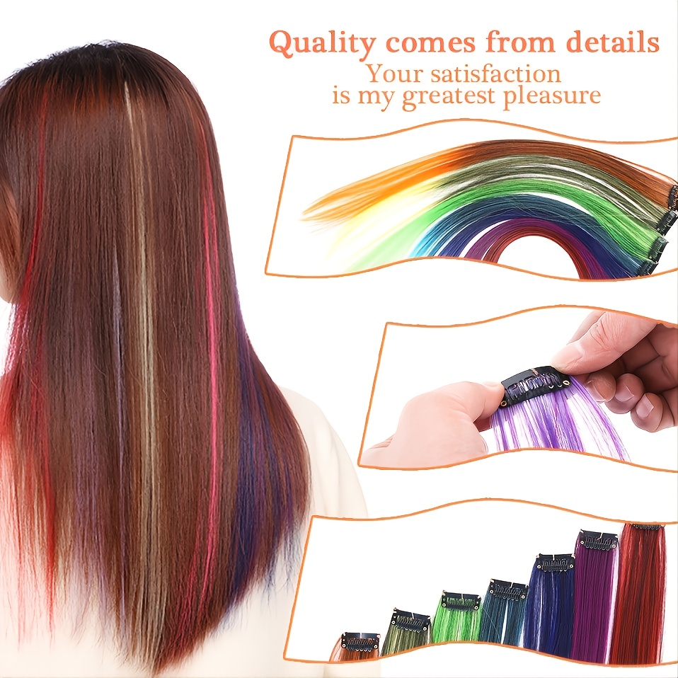 One Piece Gradient Silk Hair Piece Tissued Wig High Temperature
