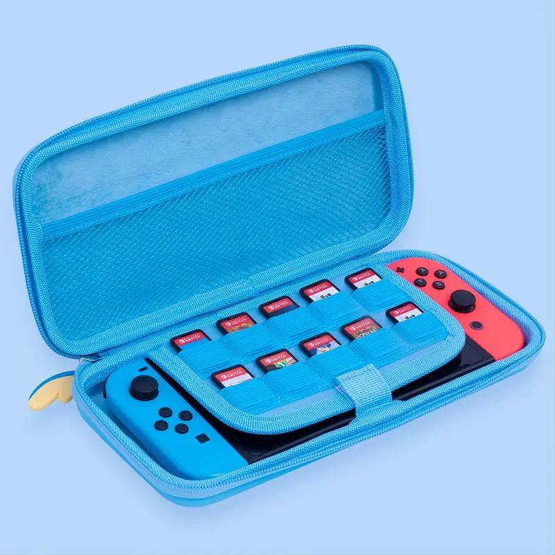 cute switch carrying case for nintendo switch oled travel carry bundle hard portable protective accessories kit details 1