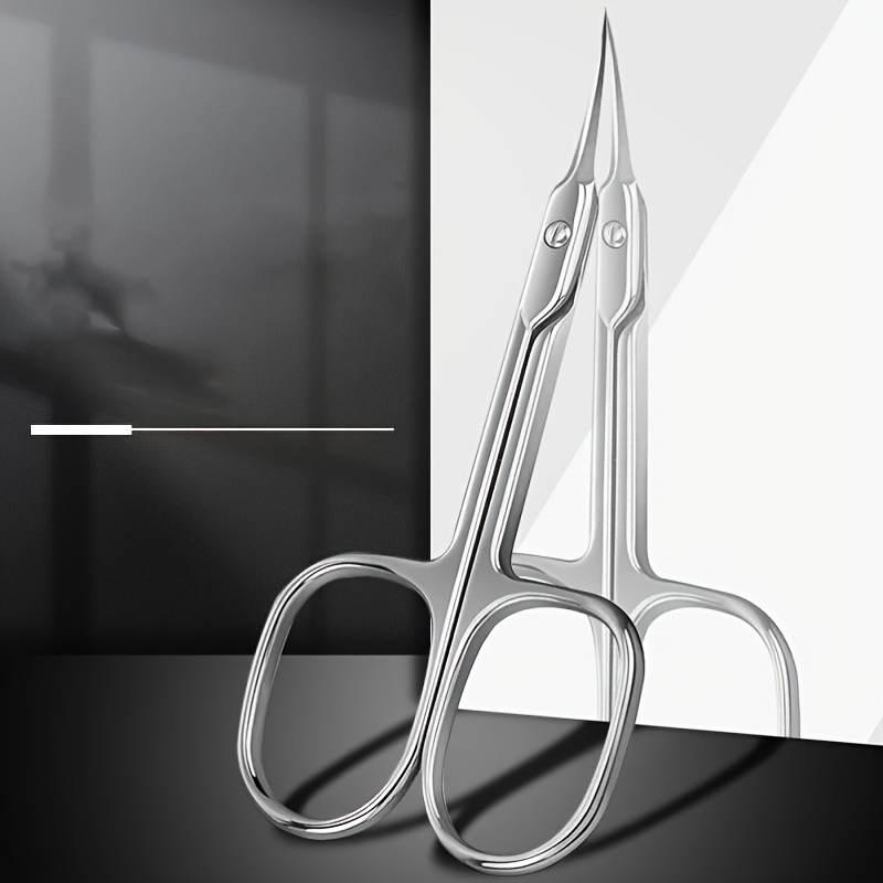 Sharp Cuticle Scissors, Multi-Purpose Curved Small Scissors Beauty for  Manicure, Eyelashes, Eyebrow, Toenail for Women and Men - AliExpress