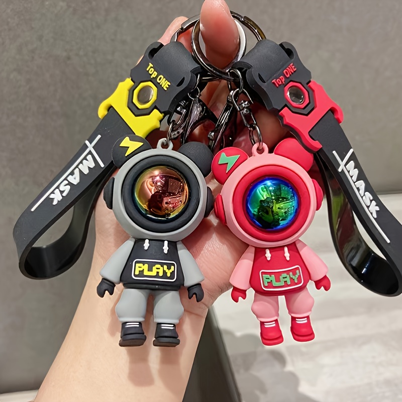 2022 New Cartoon Space Astronaut Keychain Female Cute Creative Epoxy Astronaut  Key Chain Ring Bag Pendant Birthday Gift - AliExpress