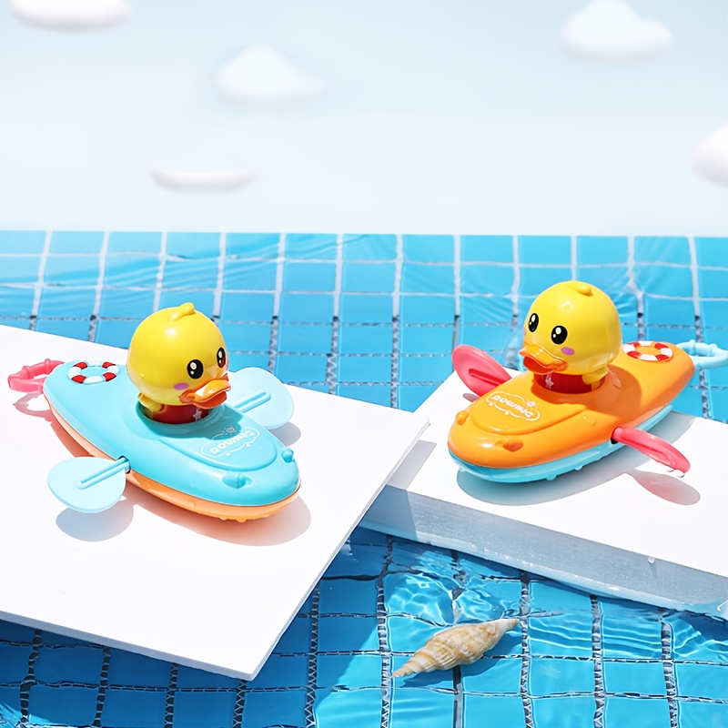 Swimming Wind Up Duck Baby Bath Toys No Mold Swimming Pool - Temu