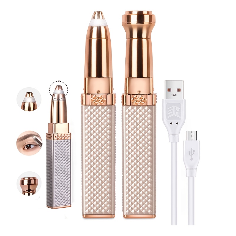 2 In1 Rechargeable Eyebrow Trimmer Electric Eyebrow Epilator For Women Electric Eyebrow Trimmer