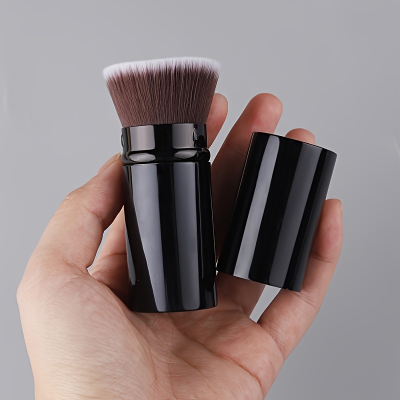 Retractable Kabuki Brush Angled Foundation Makeup Brushes Portable Travel Flat Top Bronzer Blush Brush