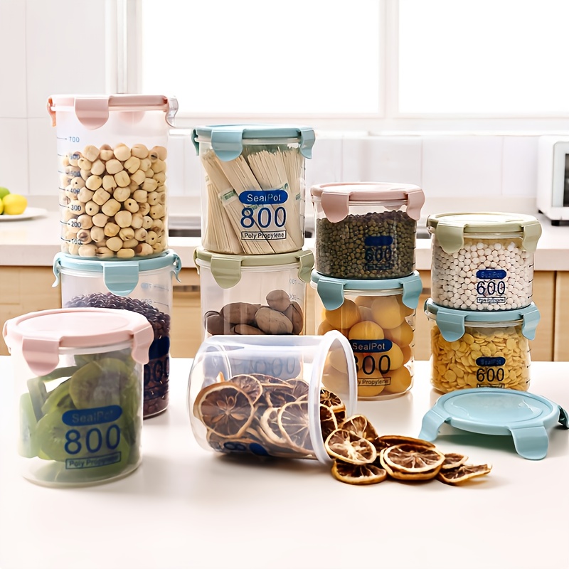 1pc Food Grade Plastic Transparent Storage Organizer Box - Temu