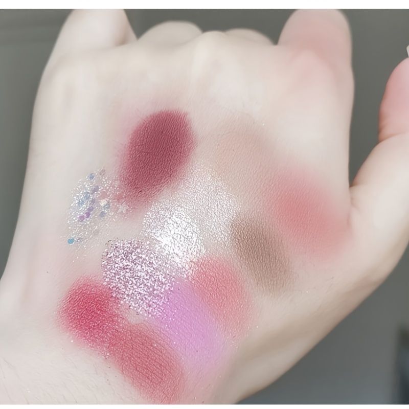12 Eyeshadow Palette, Fairy Pearly Matte Finish