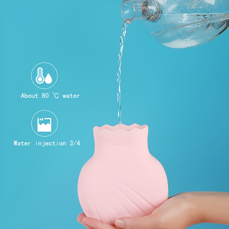 1pc Hot Water Bottle Hand Warmer Tummy Compress Cute Explosion Proof Baby  Warmer Silicone Warm Water Bottle, Don't Miss These Great Deals