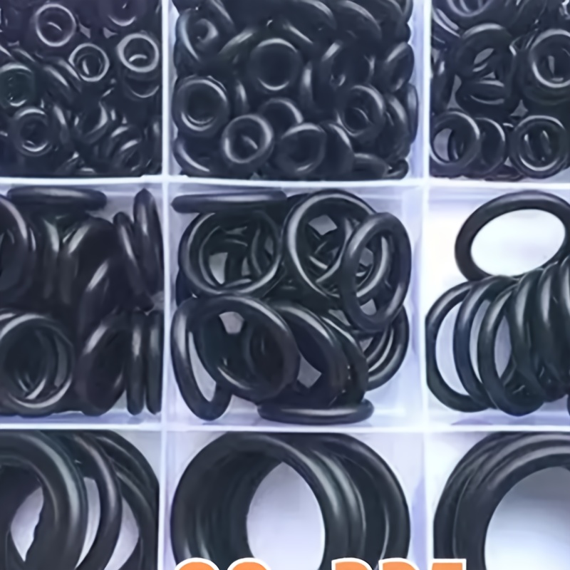 

90/225pcs Rubber O Ring Oil Resistance O-ring Washer Seals Watertightness Assortment Different Size Kit Set