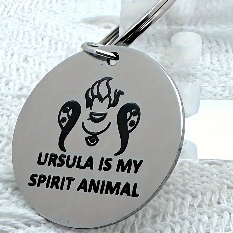 

Is My Soul" Stainless Steel Keychain - Ideal Gift For Sea Witch Fans, Featuring Round Charm With Ring Clasp