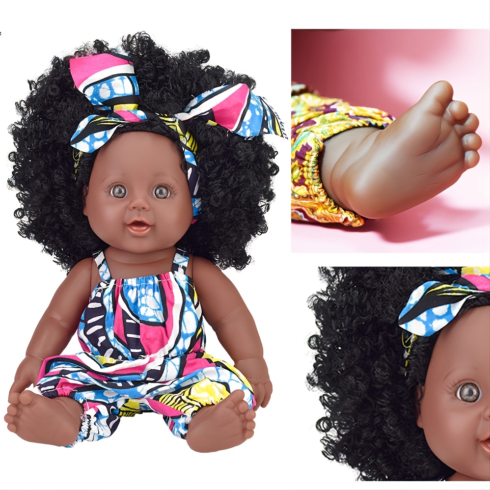 Generic Poupées noires, Poupées de bébé réalistes Poupées de bébé  africaines avec ensemble de vêtements 8 pouces bébé Poupées de jeu pour  filles
