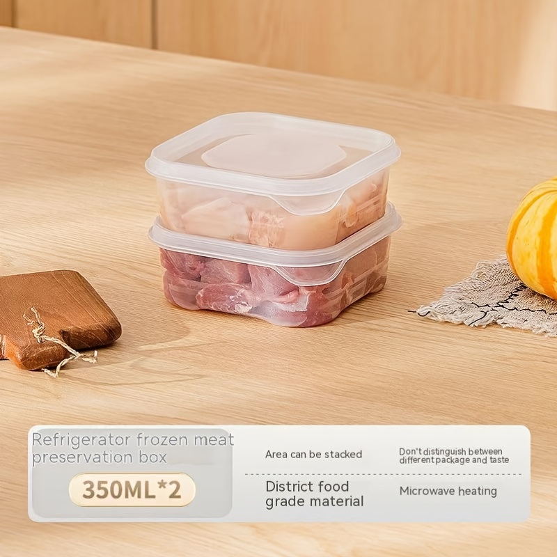 Meat Fruit Refrigerator Containers With Lids Reuseable Food Grade