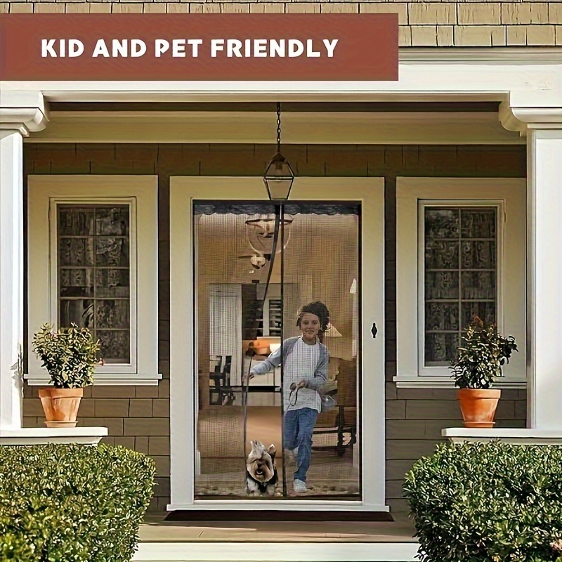 cat screen door 33 x 83 heavy duty pets proof screen door Temu