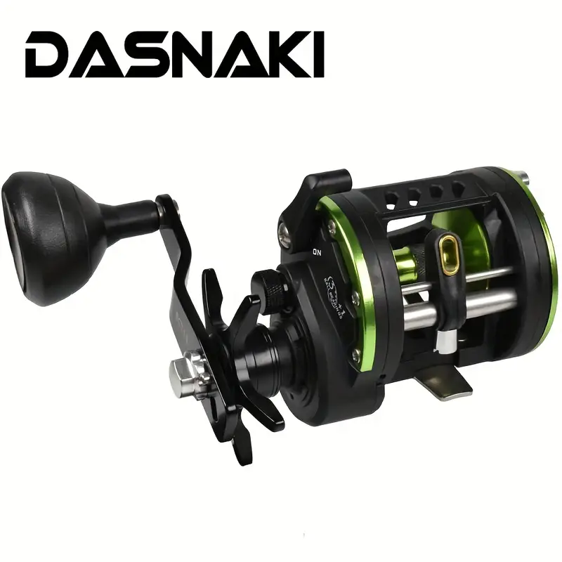 1pc 3+1BB Aluminum Fishing Reel, Long Casting Right Hand Reel With  18.14KG/40LBS Max Drag, Sea Fishing Accessories