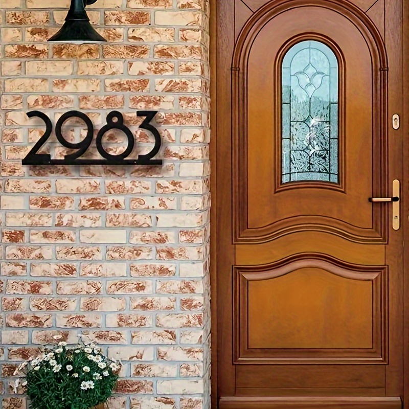 

Number Sign 2983 - Waterproof, Electricity-resistant, For Ground, Wall, Door - Design, & Stylish - Perfect Gift For