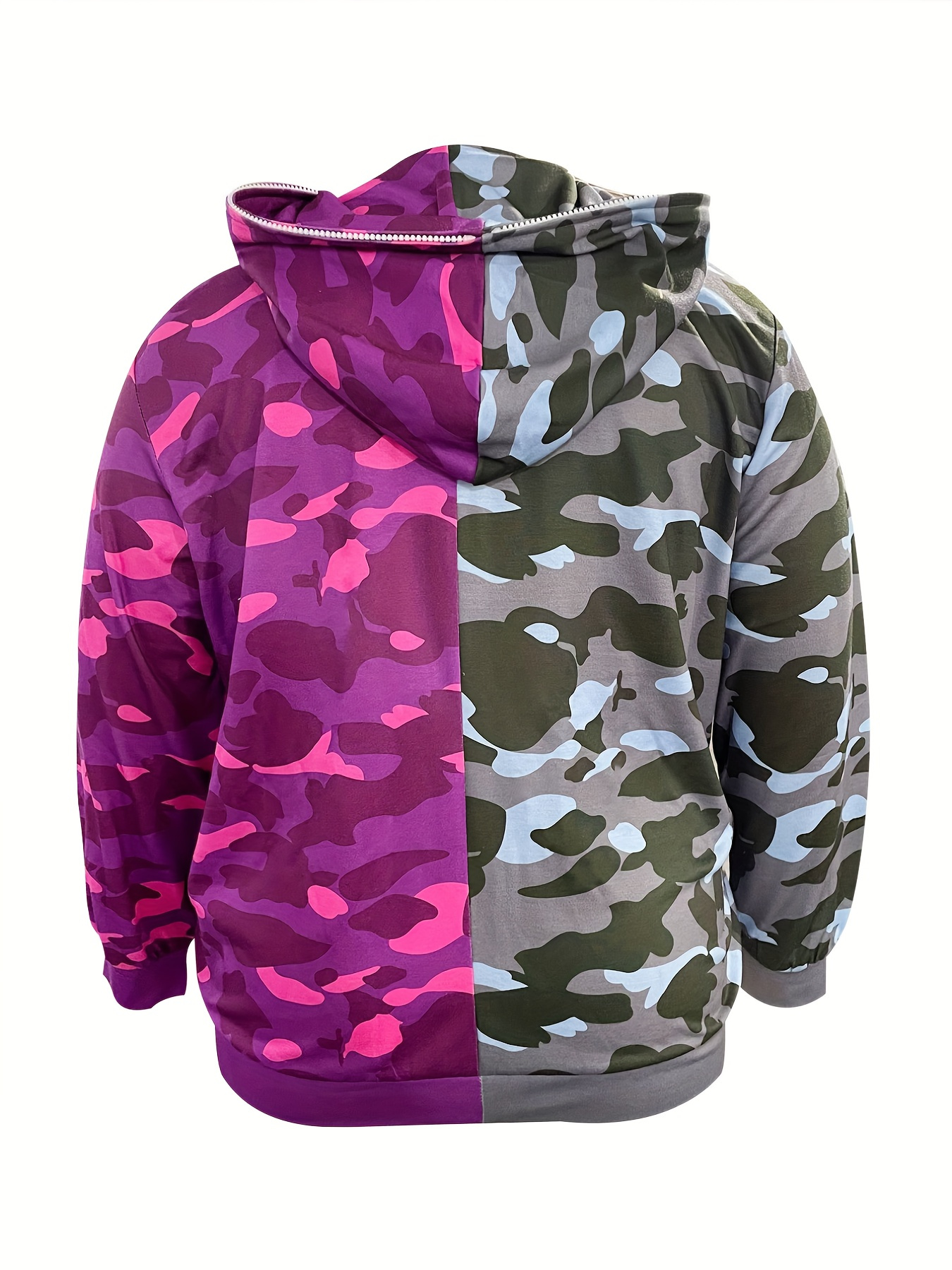 Pink camo outlet jacket plus size