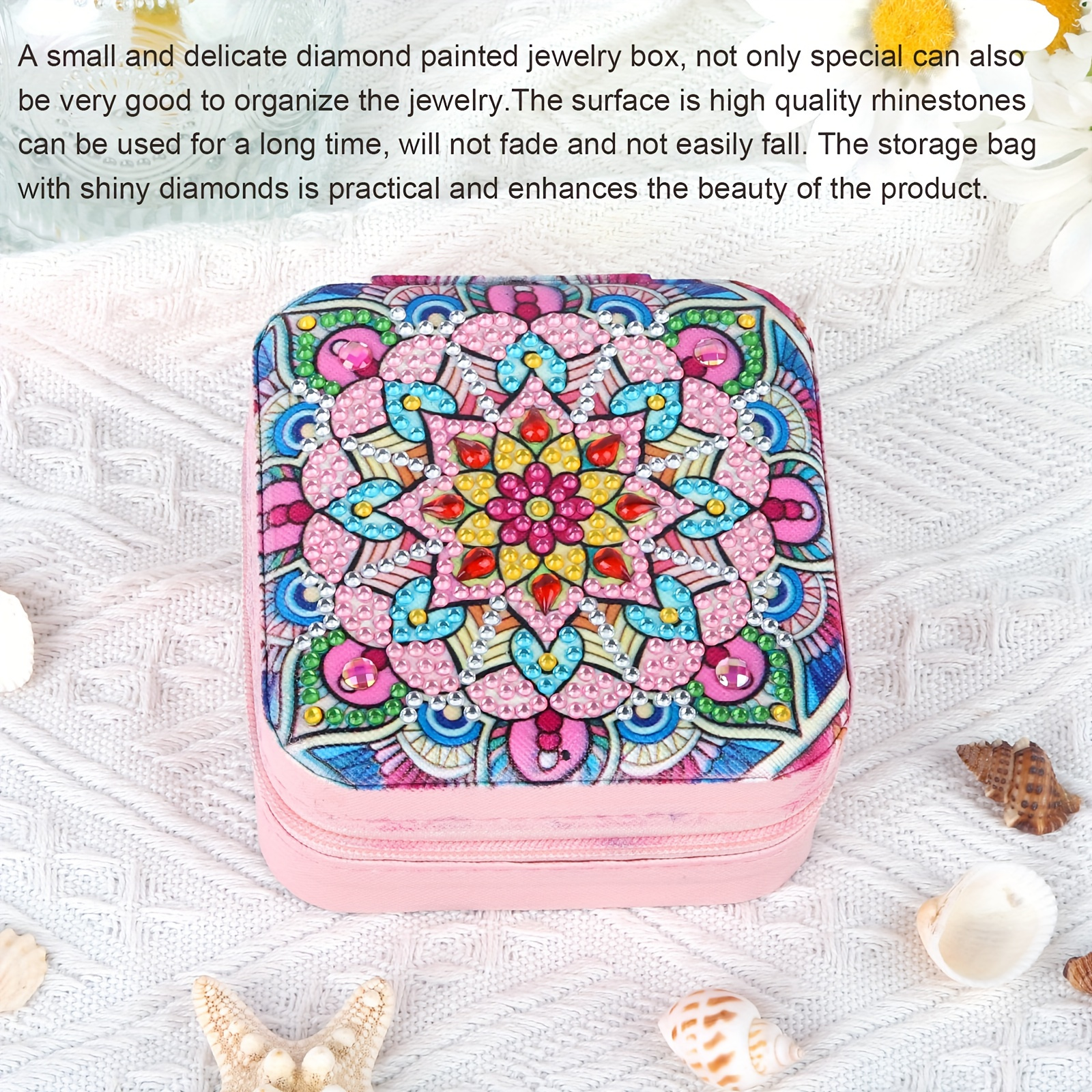 Special Shape Diamond Painting Kits Flower Diamond Art Small - Temu