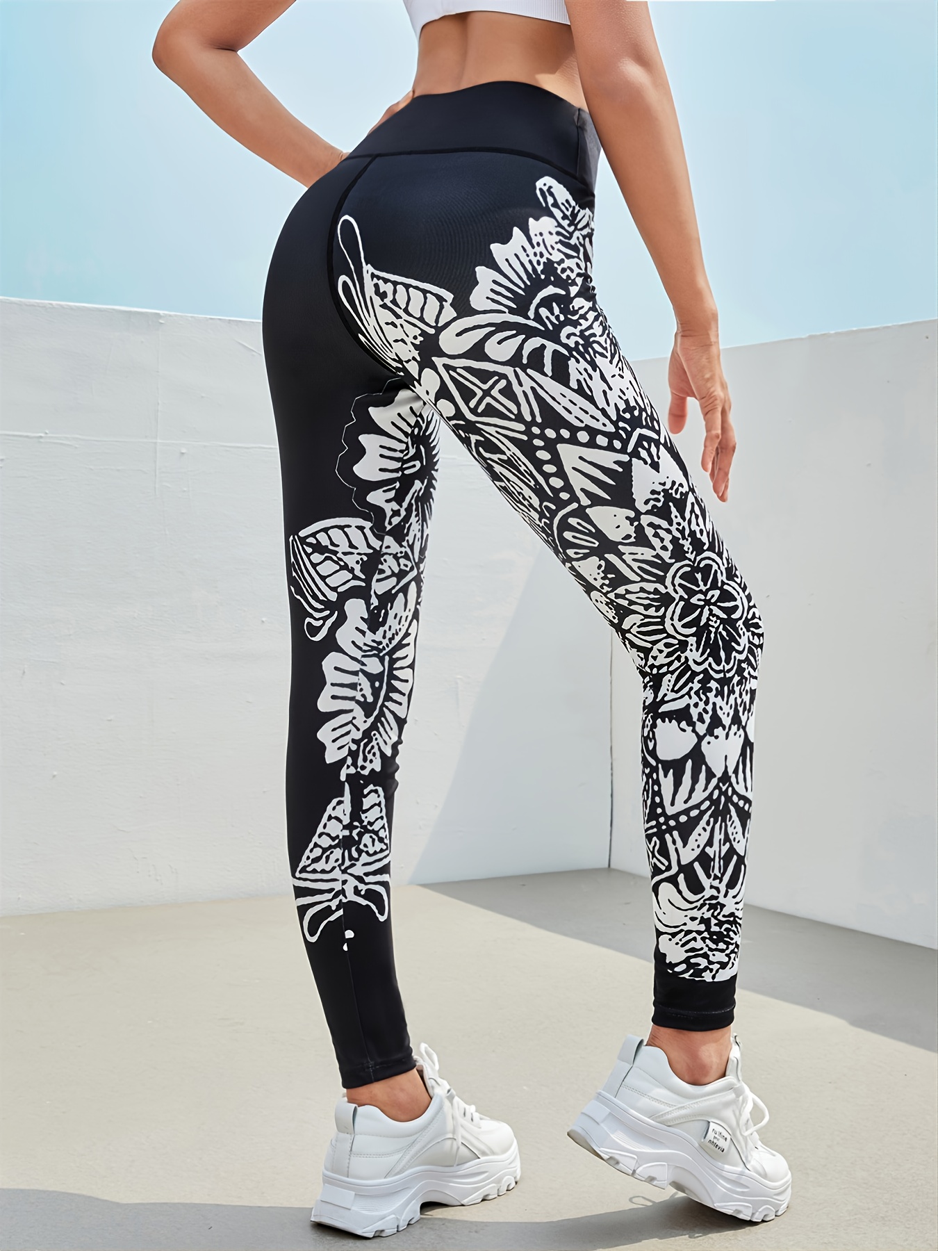 High Stretch Digital Printing Yoga Leggings for Women - Comfortable Fitness  Workout Pants with Moisture-Wicking Technology
