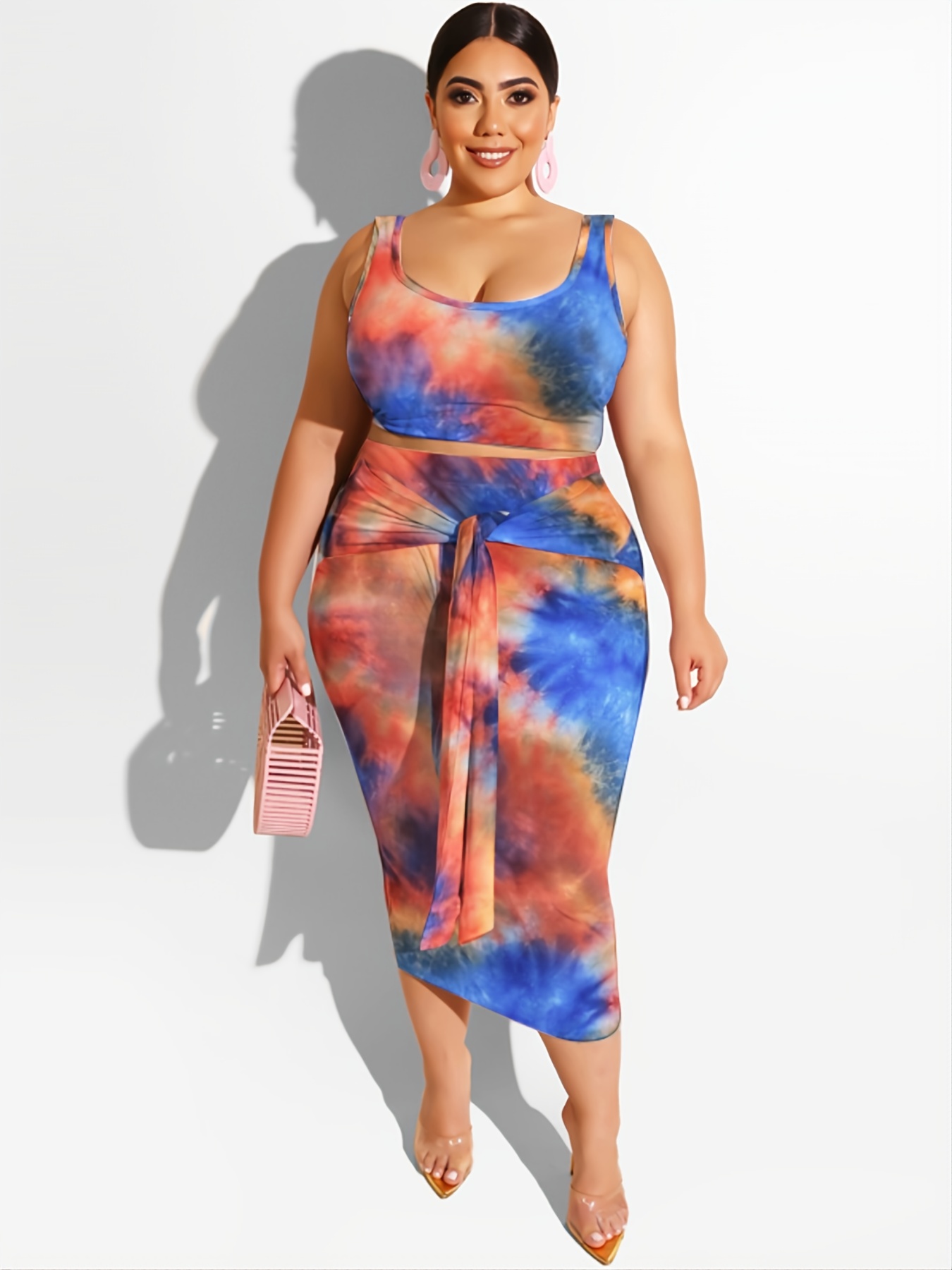 Tie dye shop skirt plus size