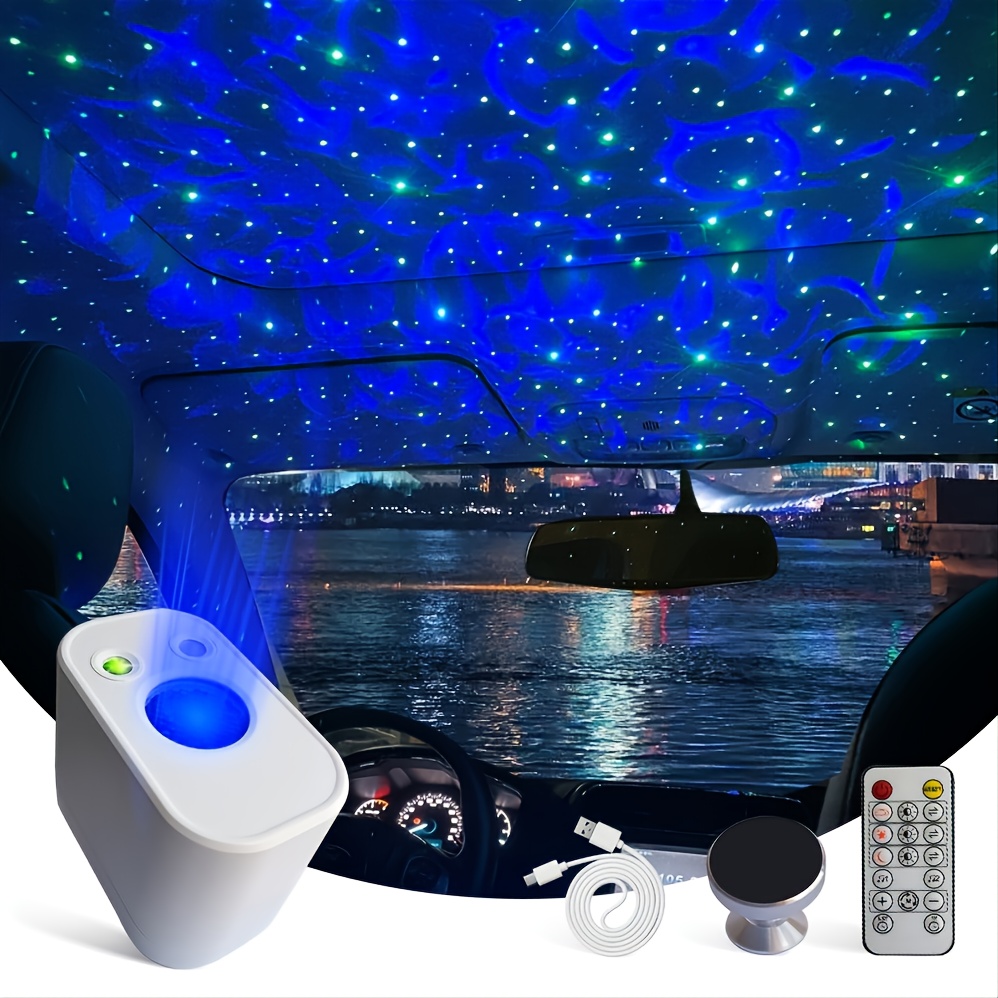 Lumières décoratives de voiture USB Galaxy Star Sky LED avec