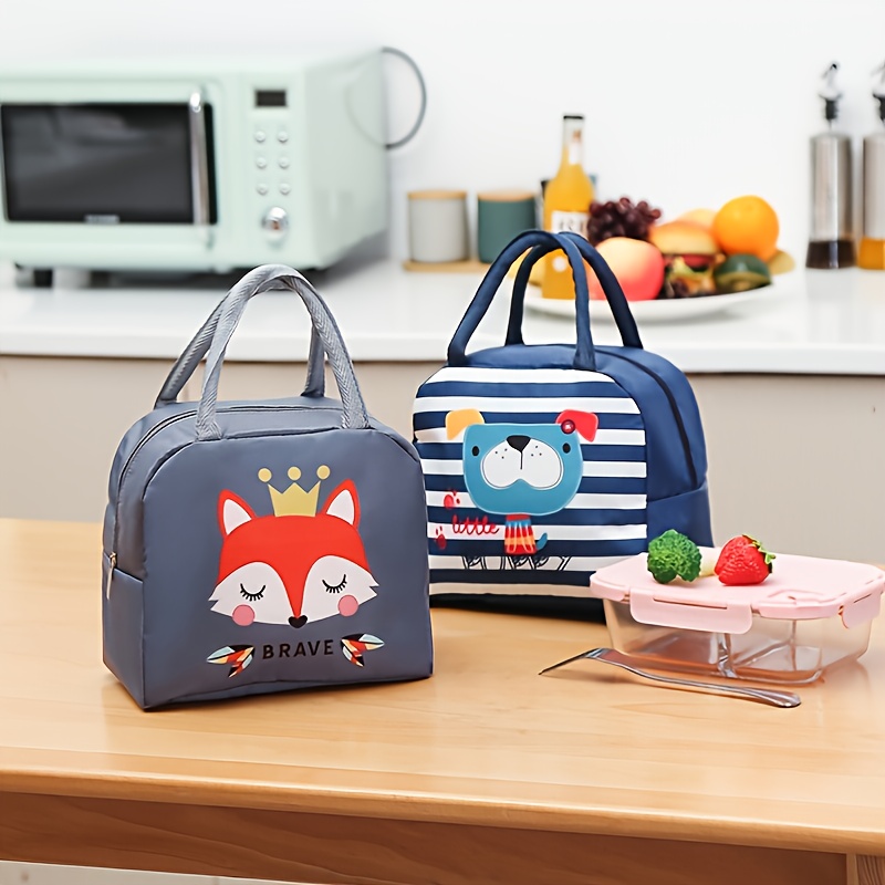Bolsa de almuerzo con aislamiento de dibujos animados para mujer, bolsa  térmica portátil, fiambrera, bolsa de hielo, bolsa de Picnic, bolsa de  almuerzo para el trabajo - AliExpress