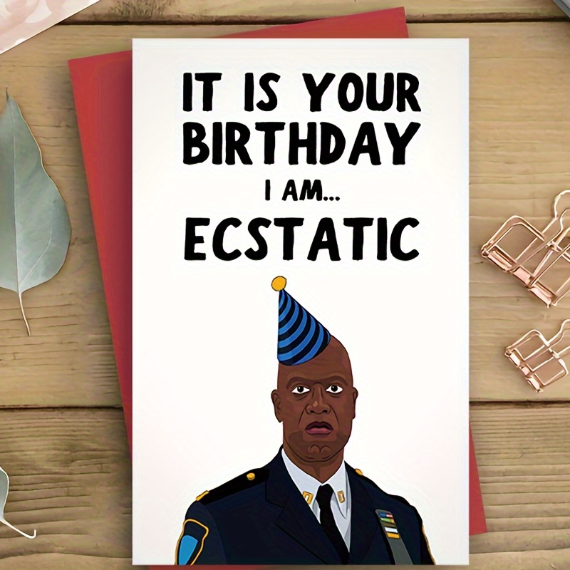 

Brooklyn Captain Birthday Card: Perfect Gift For Any Age, Suitable For Family And Friends