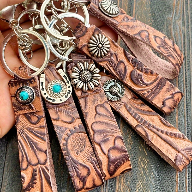 Sunflower & Cowhide Pioneer Woman Knife Set 