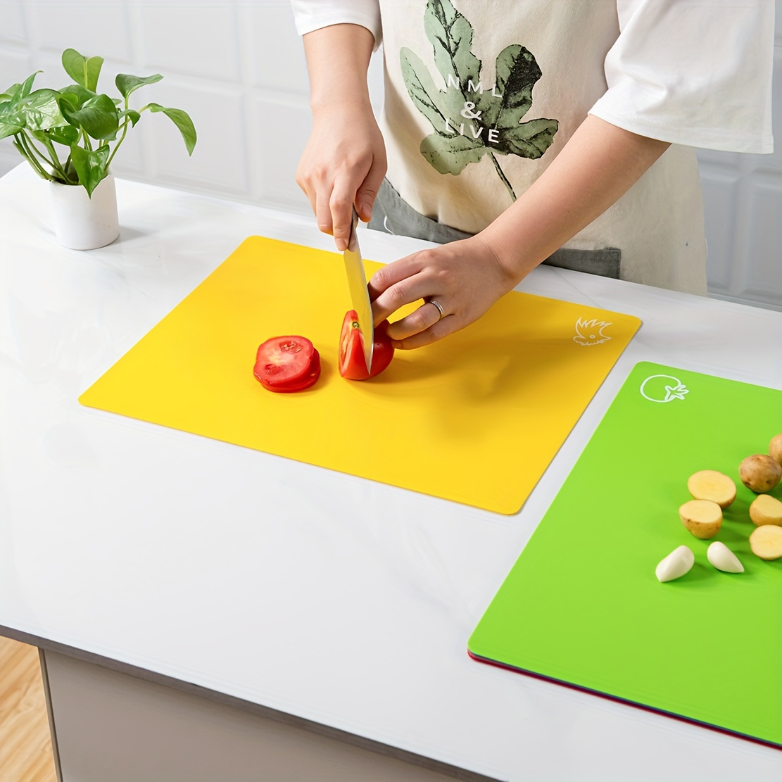 Chopping Board Plastic Cutting Coards For Kitchen Cutting - Temu