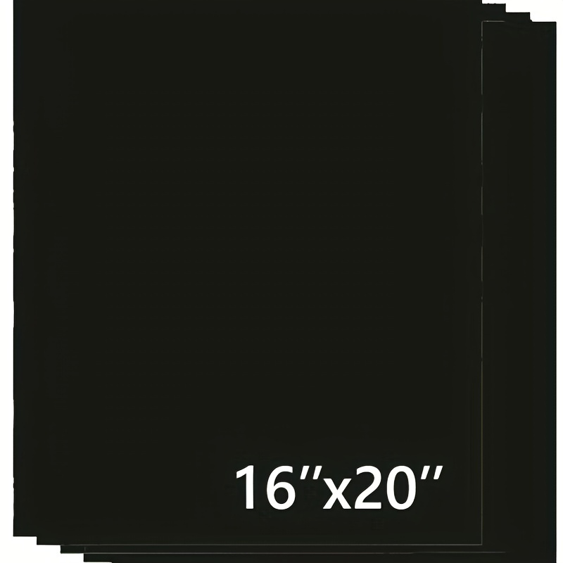 

3pcs, 16x20in/50x40cm Black Pet Sheets, Transparent Acrylic Sheets With Protective Paper, For Crafting Projects, Signs, Diy Display Projects