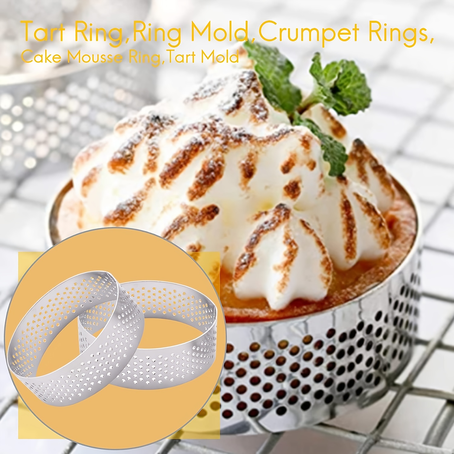Stainless Steel Crumpet Rings English Muffin Rings Tart - Temu