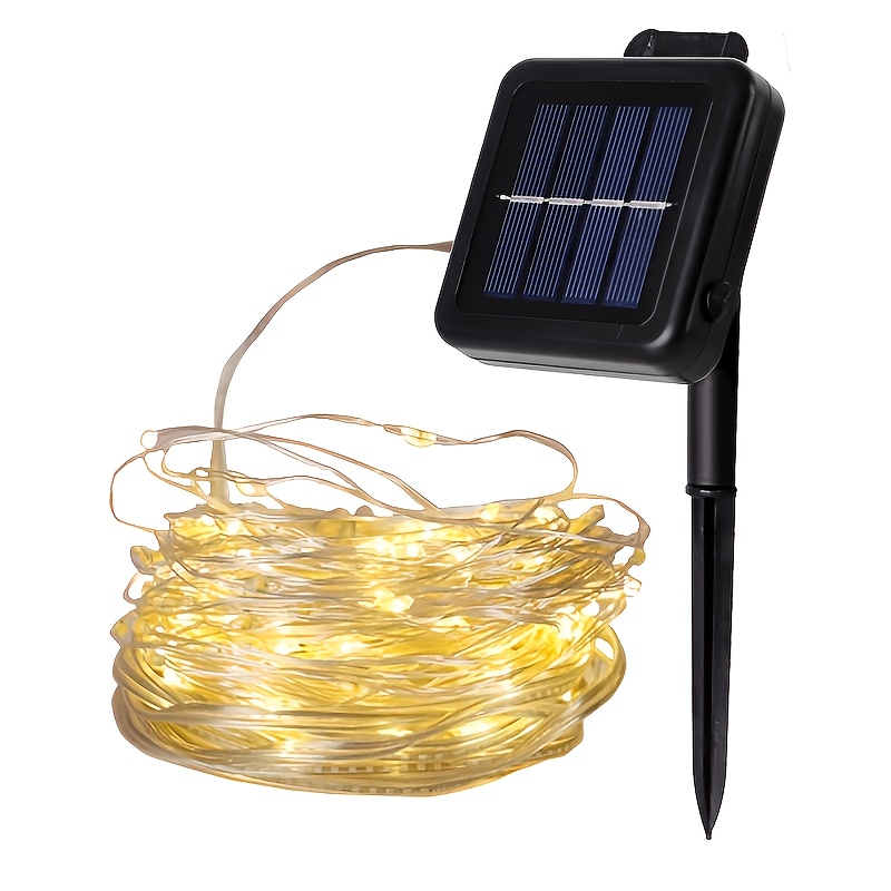 LED Solar Fairy Garland String Lights Waterproof Outdoor Christmas Decor