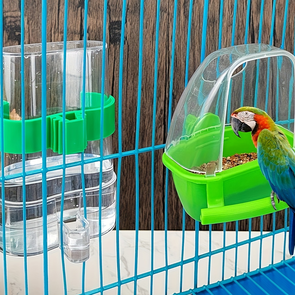 

1pc Bird Automatic Water Dispenser, Parrot Bird Feeder, Bottle Bird Beverage Seed Food Container, Parakeet Cage Accessories For Parakeet Companion Parakeet Pet Feeder, Water Feeder