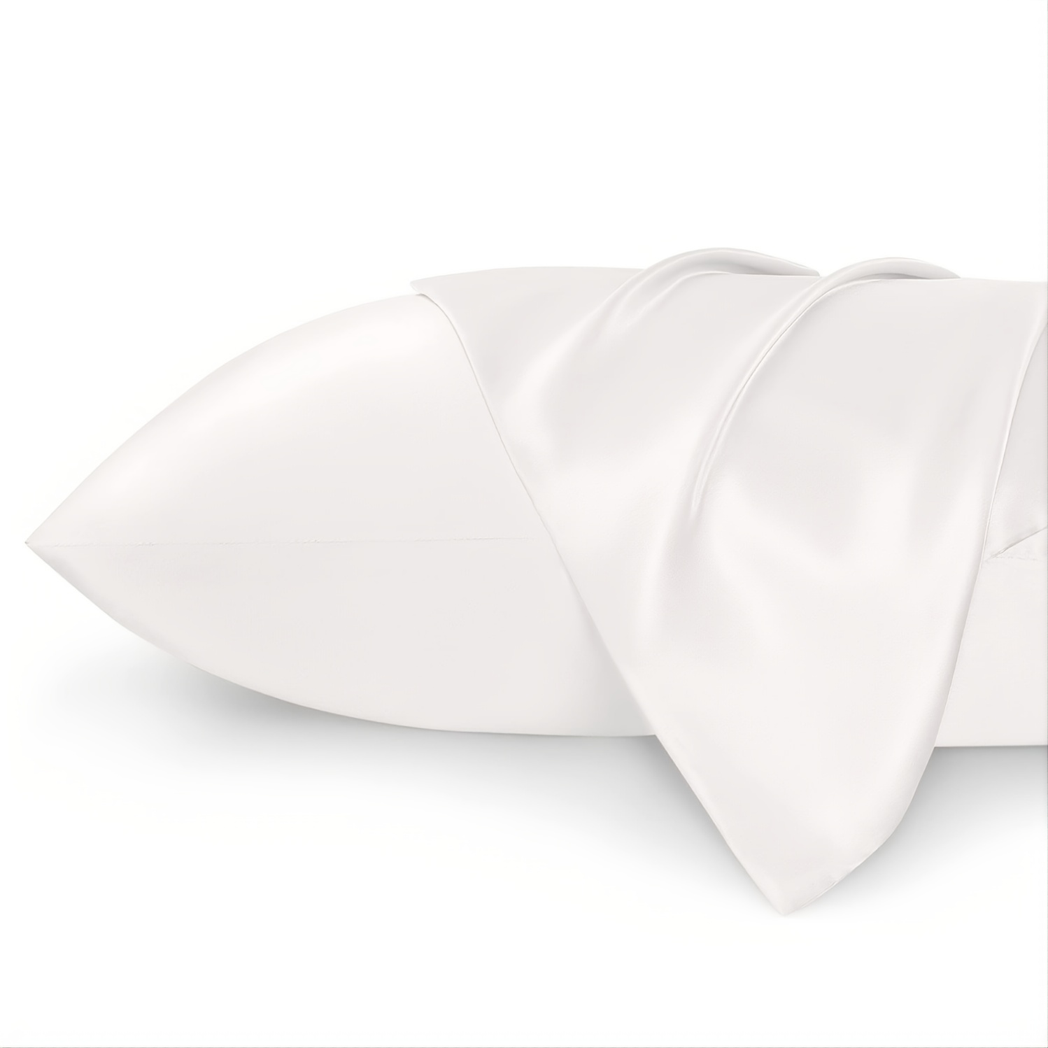 2pcs Satin Pillowcase Soft Pillow Case Envelope Closure Living Room Home Decor