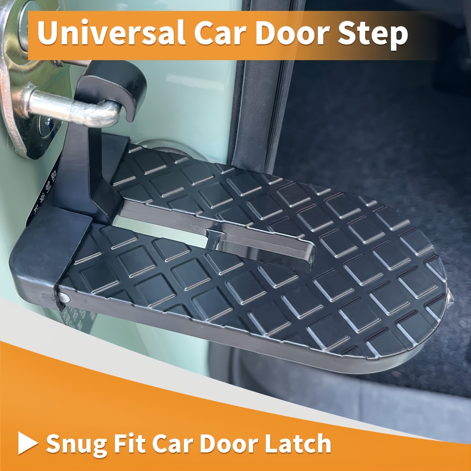 Universal Car Door Step Pedal Foldable Auto Rooftop Luggage Ladder Hanging  Footrest Doorstepk0023