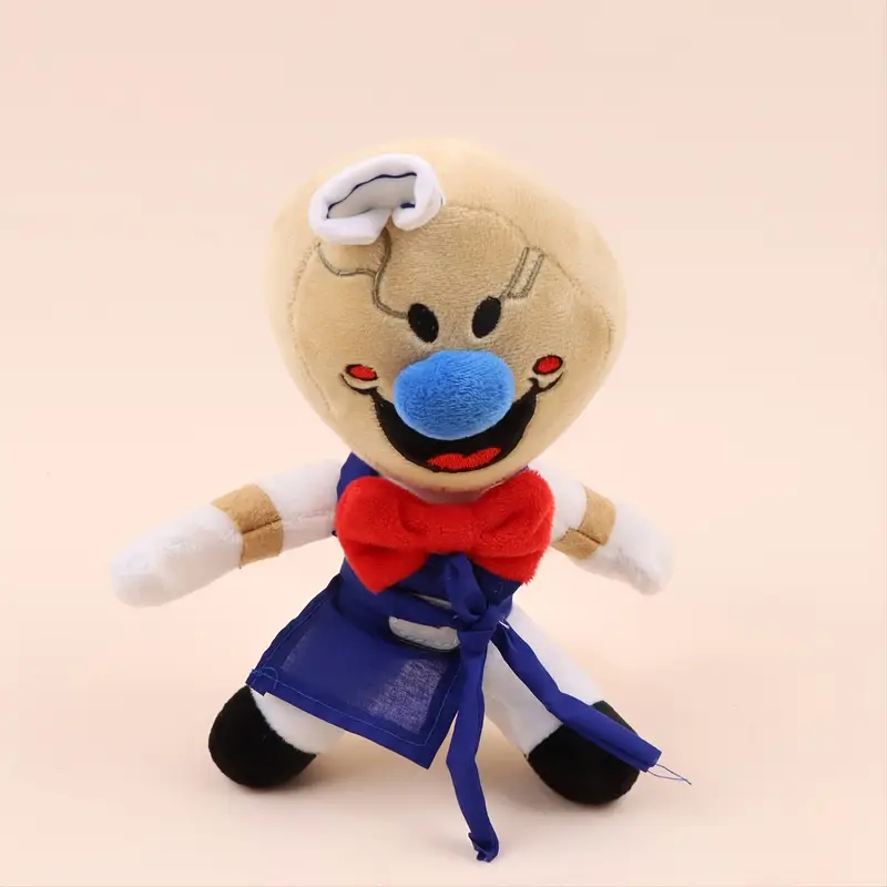 25cm 9 8 Ice Scream Rod Plush Toy Cartoon Horror Figure - Temu