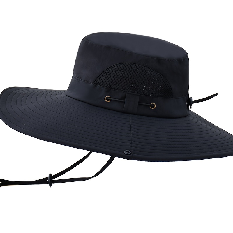 Mens and Womens Summer Fashion Casual Sun Shade Go Out to Play Fisherman  Hat Basin Hat Fishing Hat Black Cricket Hat Wide Brim Hat Men Men's Panama