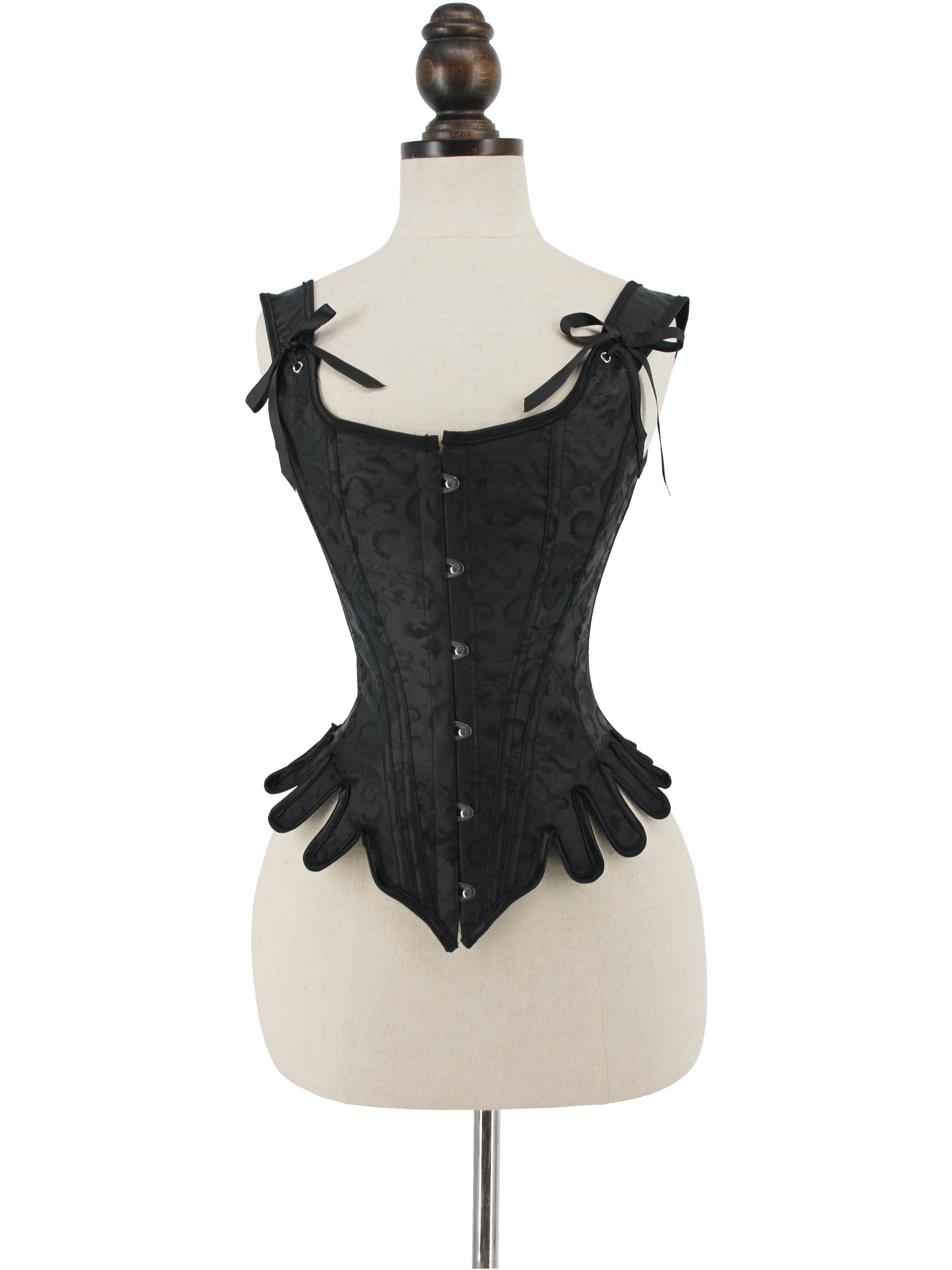 Women's Renaissance Corset Vest Lace Up Vintage Bustier Corset Tops For  Women Pirate Costume Vest Black S-XXL