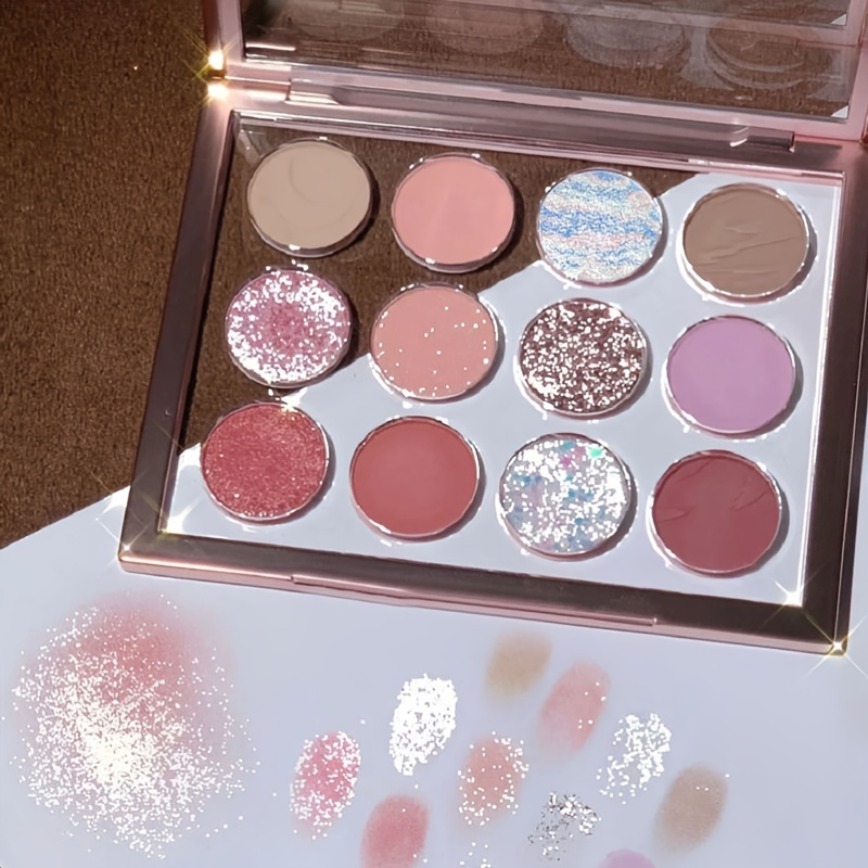 12 Eyeshadow Palette, Fairy Pearly Matte Finish