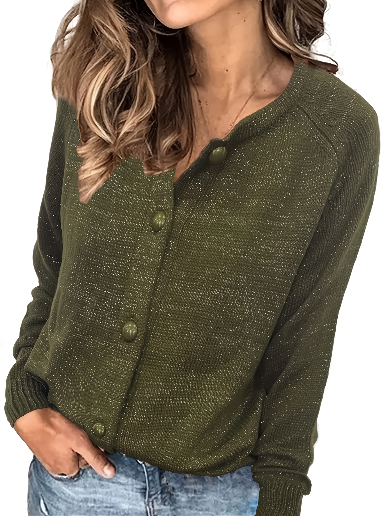 Womens olive hotsell green cardigan